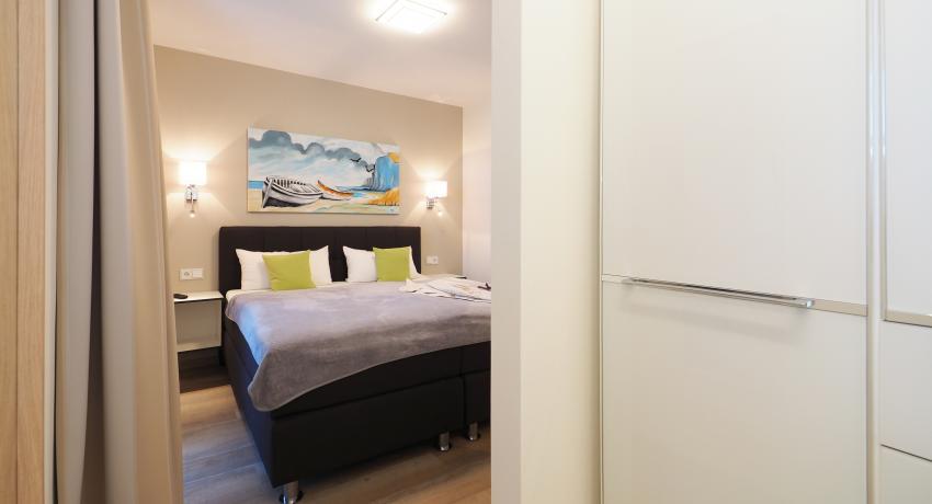 Schlafzimmer mit Badezimmer en suite