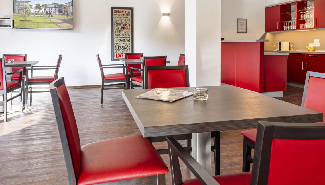 Gemeinschaftsraum mit Sky TV